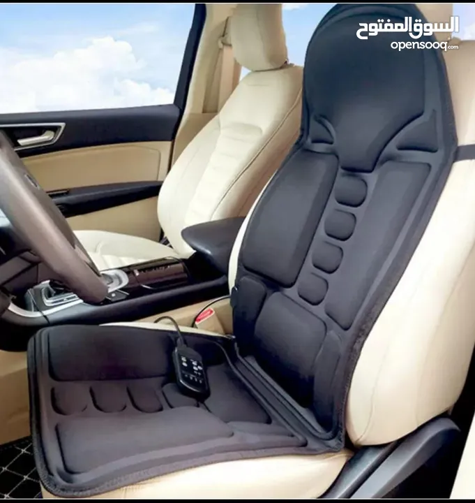 وسادة المساج الذكية للسيارة بالحرارة – استرخاء فوري بعد يوم متعب! لو بتحسي بتعب، آلام، أو ش