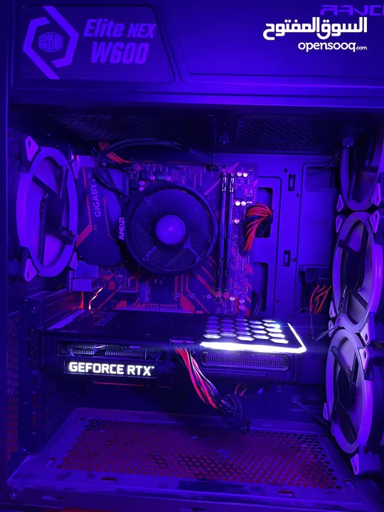 بيسي جيمنج سفاح للبيع في البيادر (3060Ti/16Gg/600watt/Ryzen 5600x/500gb ddr4) تم تخفيض السعر