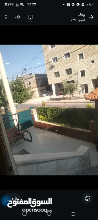 شقة طابق ارضي درج طلوع اول فني مساحة 163متر مربع مع مساحة خارجية واسعة مساحة 70 متر مربع تشطيب سوبر