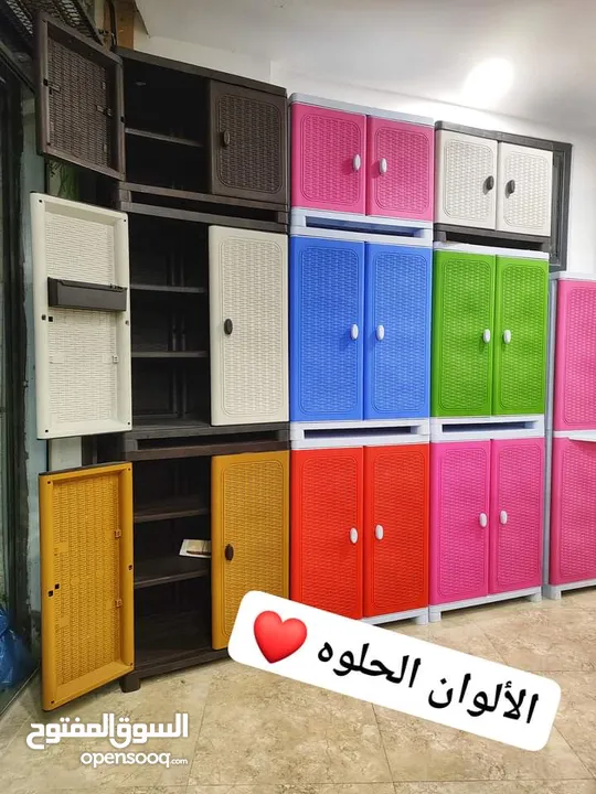 خزائن متينه و ذات جودة عاليه بأحجام و الوان متعدده، و بأسعار مناسبه  الزرقاء وادي الحجر مقابل مدرسة