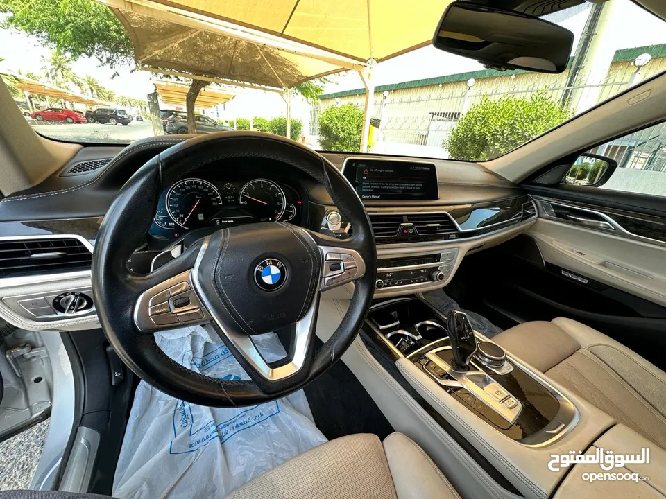 ‏BMW 740 LI 2016 العداد 184 السعر 6900