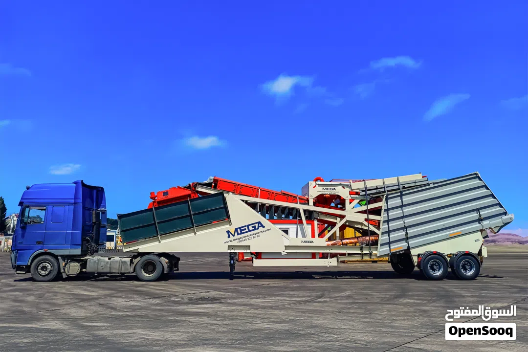 محطة خلط خرسانة متنقلة للبيع من المصنع مباشرة – جاهزة للتسليم من المخزون