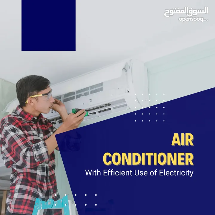 AC Maintenance +AC Services +Air conditioning system + تنظيف المكيف + تصليح المكيف + تنظيف الوحدات ا