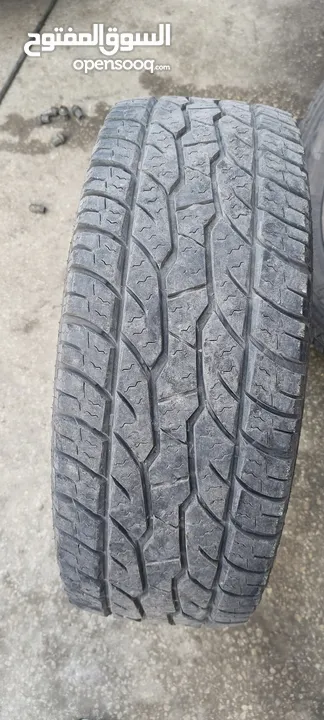 جنط 18 انش F150 مقاس 275/65/18 كاوتشوك نص عمر نوعيه MAXXIS للبيع.