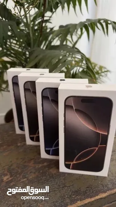 Iphone 16 Pro Max // ايفون 16 برو ماكس جديد كفالة الشرق الاوسط جميع الالوان  افضل سعر