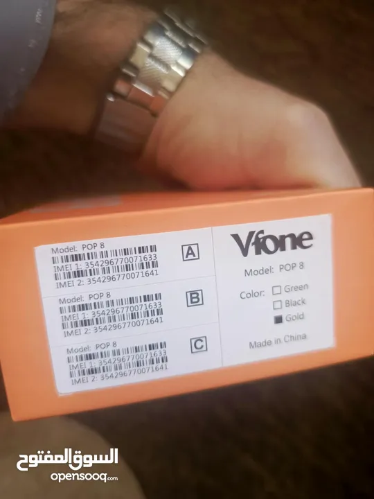 تلفون Vfone128جيجا رام 12موجود في اربد