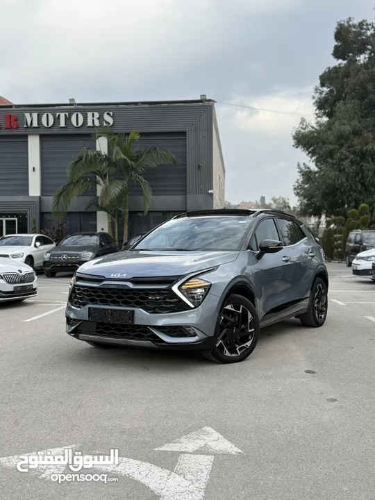 كيا سبورتاج GT Line ترخيص 2022 محرك 1600 هايبرد plug in/يقطع على الشحنه 65 كيلو متر  271 حصان