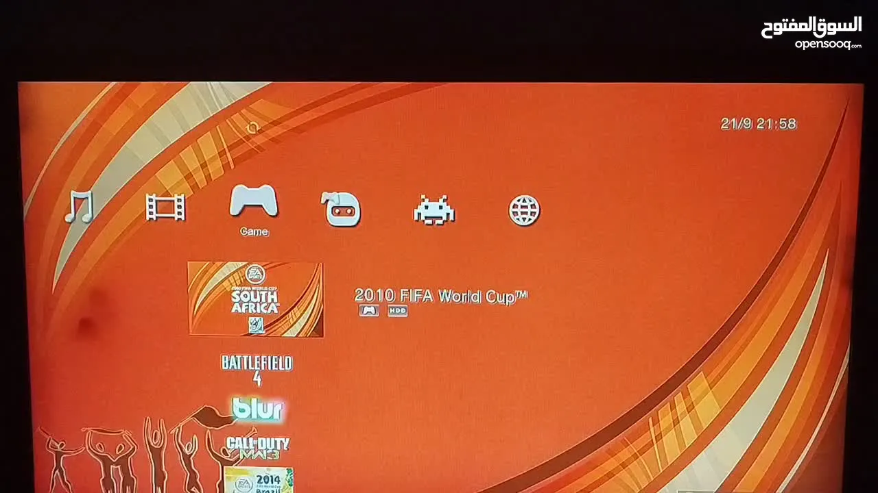 بلايستيشن 3   ps3 الجهاز المميز بألعابه العالمية وبسعر ممتاز