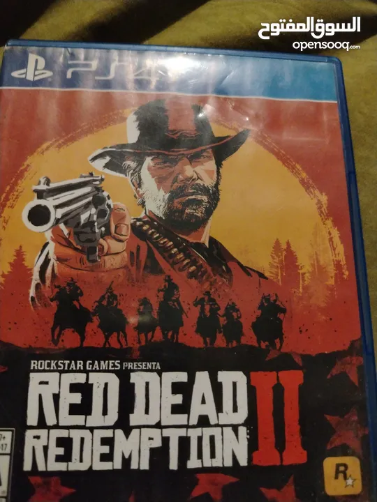 سيديات ps4 and ps5 للبيع سيدي red dead redemptiion 2 /blacl ops 6 world war war2