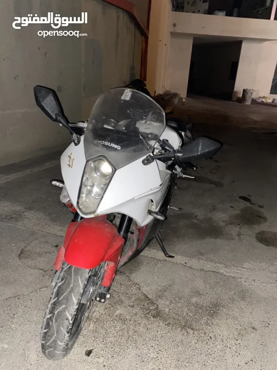 هايسونج gt250r موديل 2018 بنتهي ترخيصو ب10/1/2026 ضفة