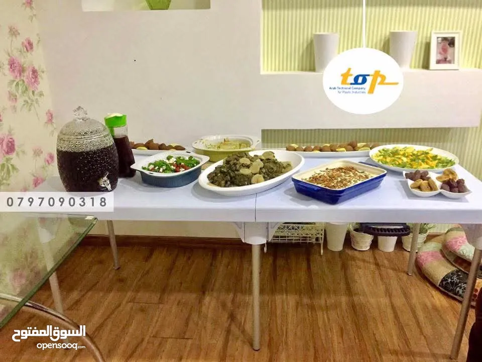 طاولة العزايم بتزبط داخلي وخارجي سعر الطاولة لحال والكرسي لحال