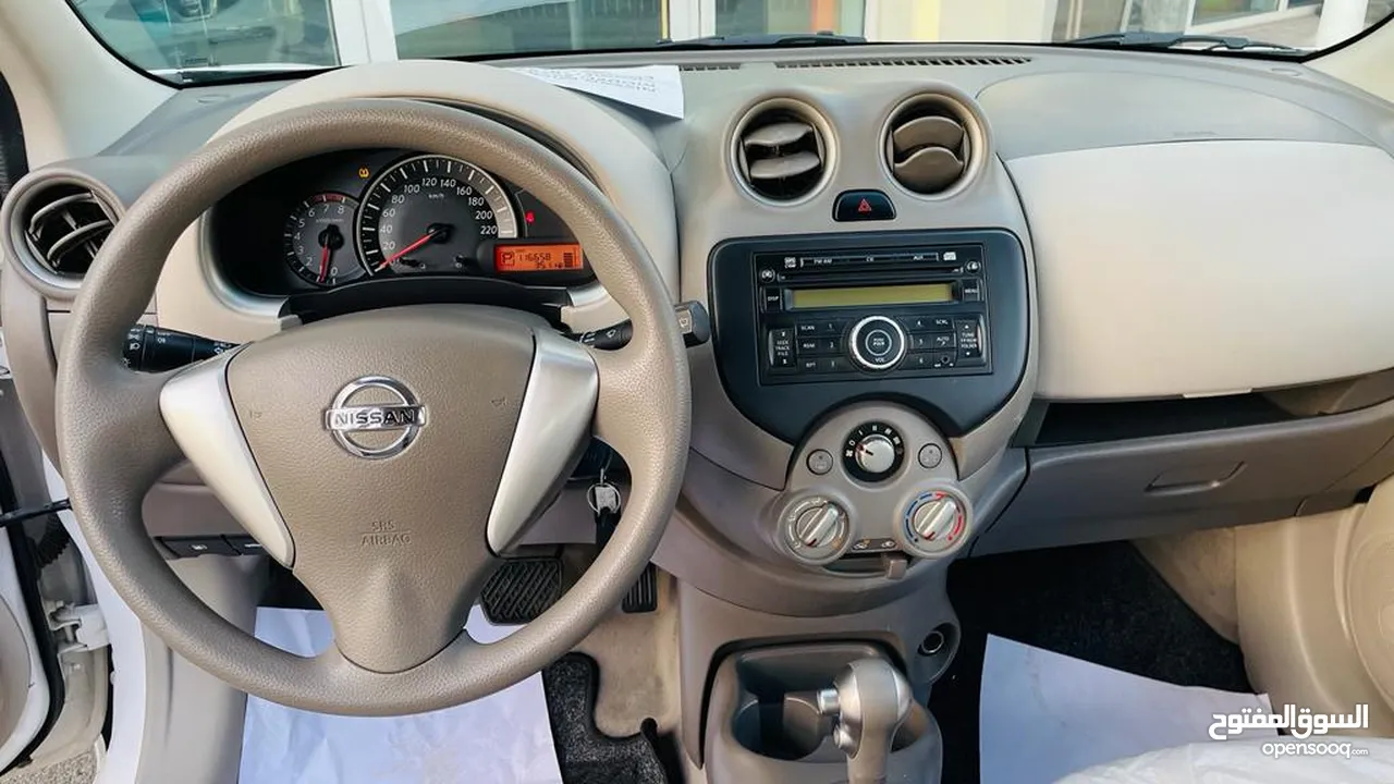 NISSAN MICRA/2019/WHITE/GCC/1 YEAR WARRANTY