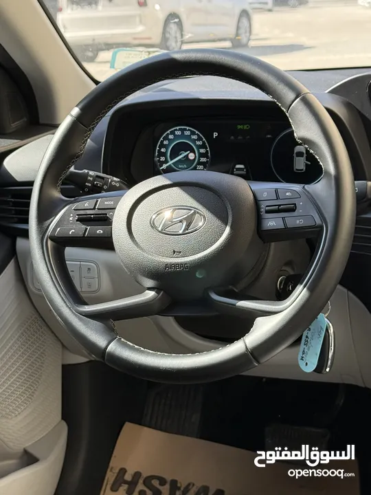 هونداي i20 ترخيص 2023 محرك 1000 بنزين/بطاريه مساعده 48v جير أوتوماتيك