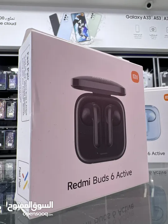 Mi Redmi Buds 6 Active سماعات شاومي الاصلية بودز 6 اكتف الجديدة  l كفائة عالية وسعر اقتصادي للغاية