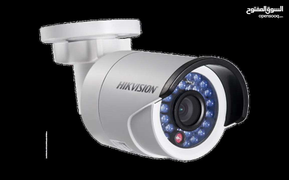 نظام 4 كاميرات مراقبة 5ميجا بكسل (هايكفجن )شامل التركيب والكفالة وبرمجة الهاتف فقط