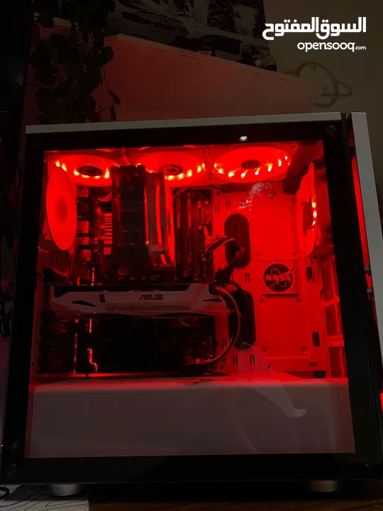 كمبيوتر ألعاب مكتبي – i5 / كرت GTX1060 6GB / رام 16GB / تخزين SSD+HDD / كيس CORSAIR RGB