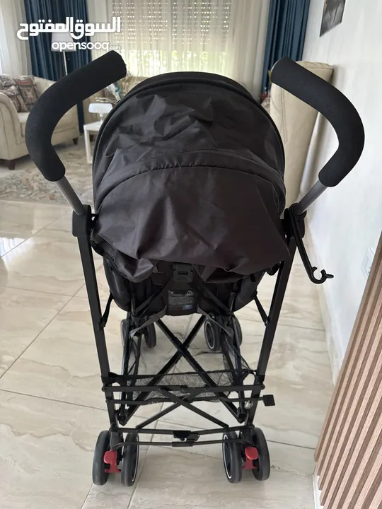 عرباية  اطفال mothercare لون اسود ورمادي
