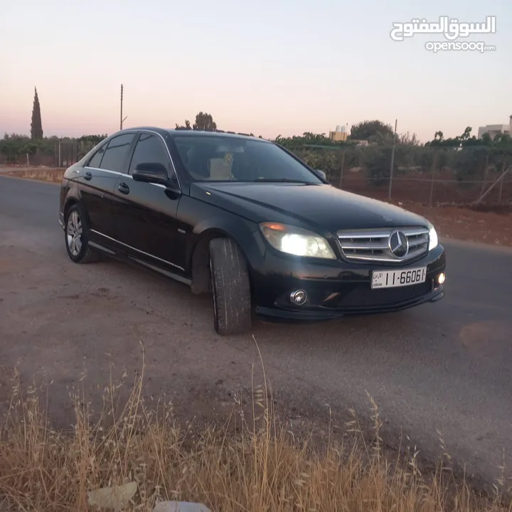 مرسيدس بنز C180 AMGاصلي  فحص كامل  موديل 2008 فتحه فل كامل