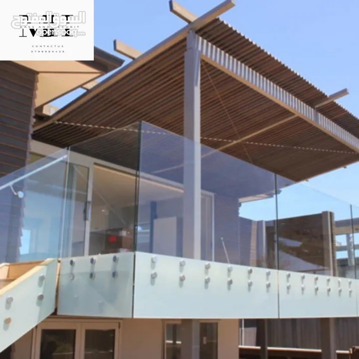 (GLASS AND SECURIT) حجير زجاج سيكوريت الأمان والأناقة في آن واحد.   "لحماية فائقةومظهر عصري لمنزلك"