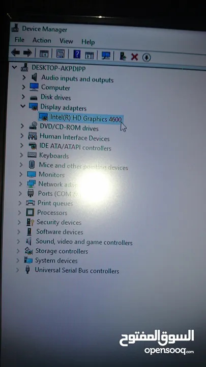 كمبيوتر مكتبي نوع hp معالج  كور i7