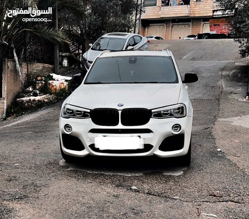 Bmw x3  M ‎مطور 2000 توين تيربو 245 حصان  ‎مديل 2016 ترخيص 2015 ‎السيارة فل الفل