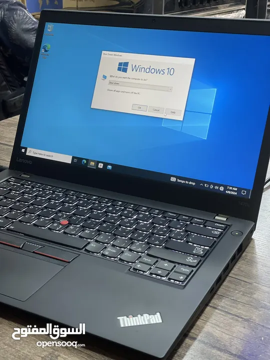 Laptop LENOVO THINKPAD Core i5- RAM 16GB GEN 7 بحالة لجديد