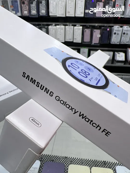 Samsung Watch FE (2024) ساعة سامسونج واتش قياس 40مم متوفرة باللون الاسود و الزهري و الازرق جديدة