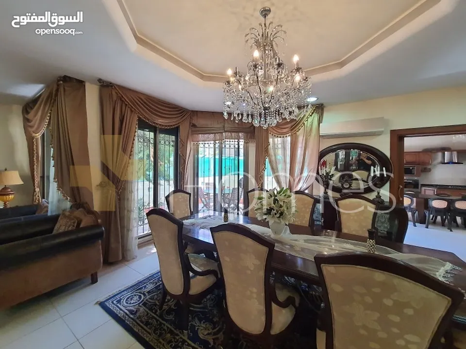 فيلا مستقلة للايجار في اجمل احياء عمان - الكرسي، مساحة بناء 870م