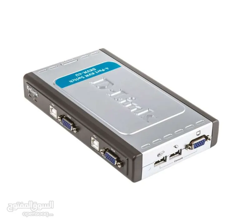 جهاز D-Link DKVM-4U USB KVM Switch للتحكم في 4 أجهزة كمبيوتر