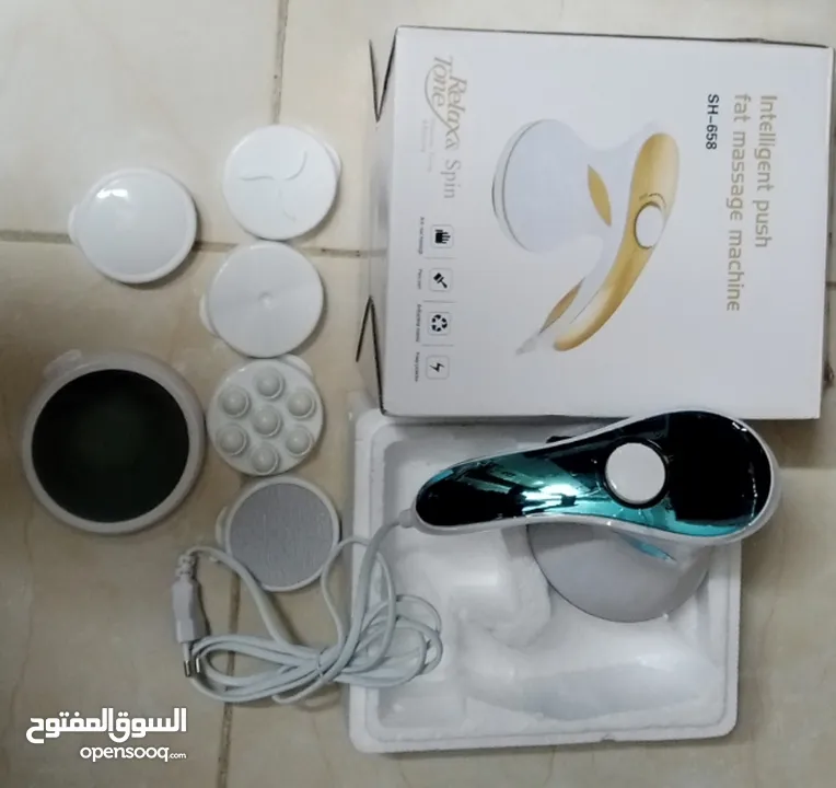 جهاز المساج 5 رؤوس المطور ريلاكس تون مطور  جهاز مساج و تدليك الجسم و العضلات رجاج التدليك relax tone