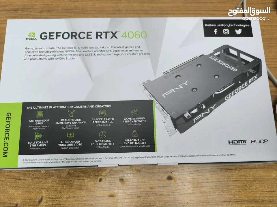 كرت جديد مسكر RTX 4060