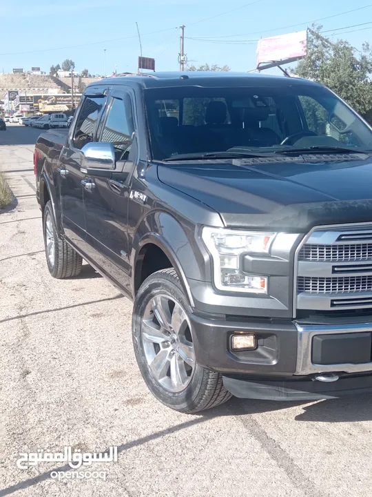 Ford F-150  Platinum   اعلى صنف جمبع أضافات قاطع مسافة 87 حسب كارفاكس وكارسير  فحص كامل 7