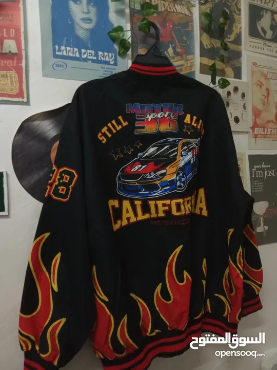 black racing unique jacket