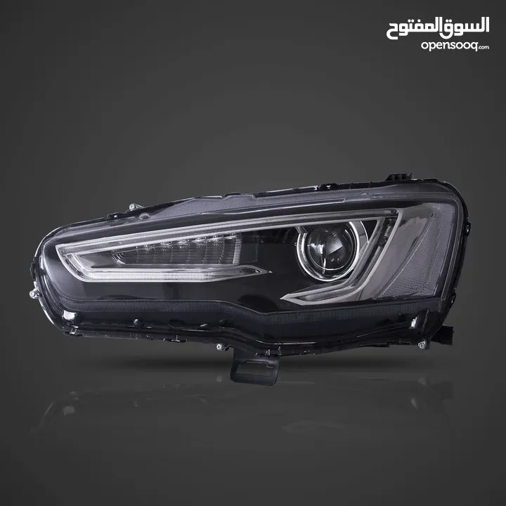 08-17 Mitsubishi Lancer 9th Gen Evo X GSR 10th Gen (CZ4A) Dual Beam Projector Headlights لانسر إيفو