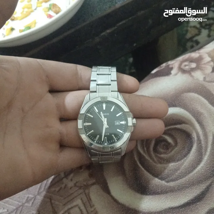 ساعة كاسيو  الاصلية. فحص قبل الشراء. اخو الجديدة  ووين ما بدك  افحص كفالة