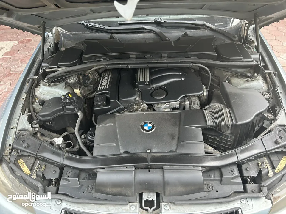 BMW 320i model 2007 السياره نظيفه جدا ماشي 170 ألف قابل للزياده 800 دينار