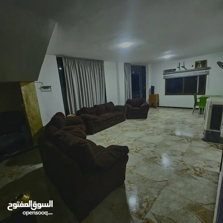 شالية للأيجار يومي في اجمل مناطق شارع المطار 3دقائق