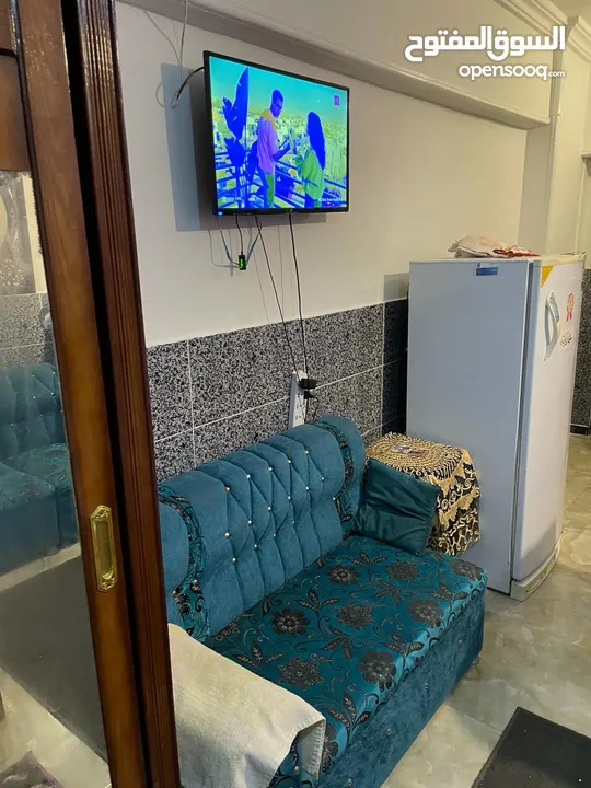 Studio for rent in Zamalek furnished for daily rent first floor without elevator