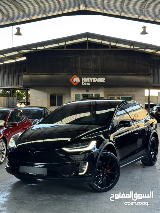 Tesla Model X Performance P100D جدا نظيفة سعر حرق
