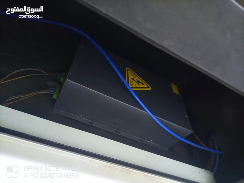 ماكينه قص ليزر co2 راسين مساحة عمل 100*160