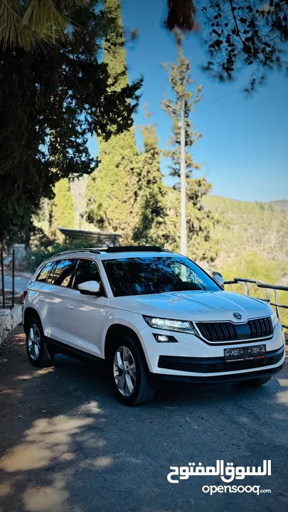 Skoda Kodiak   190 hp  4x4 AWD فحص نخب  إمكانية البيع دفعة وشيكات.
