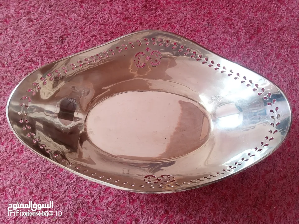 سله فخمه من النحاس والفضه الملكيه الهنديه