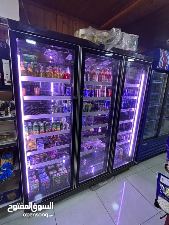 ثلاجة عرض3 ابواب بحالة الوكالة