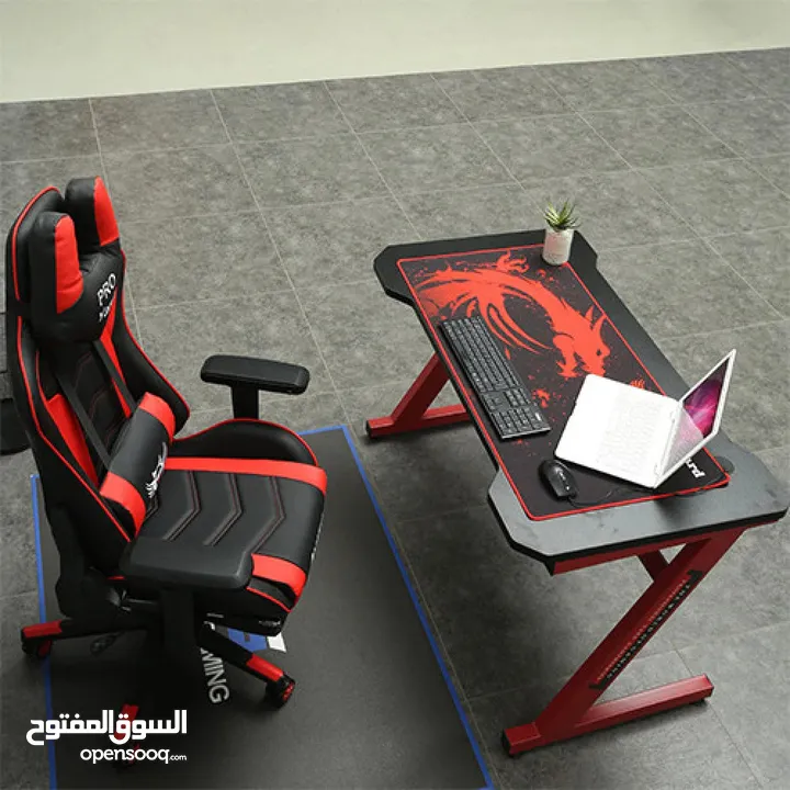 عرض طاولات جيمنج GAMING Desk + باد ماوس حجم كبير ب 60 JD فقط