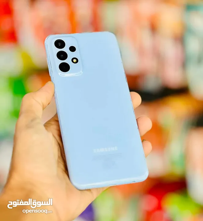 اخو الجديد Samsung A23 رام 12 جيجا 128 بدون كرتونه هدية كفر ولزقة وشاحن الاصلي متوفر توصيل