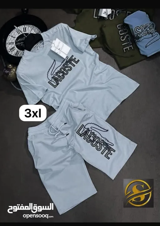 بيجامة شورت رجالي  الخامة قطنية  مقاسات L/Xl/2X/3X اوزان من 50 ل 85 كيلو