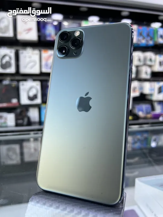 Used iPhone 11 Pro Max (256) GB  ايفون 11 برو ماكس مستعمل بحالة ممتازة  غير مفتوح او مبدل اي قطع ابد