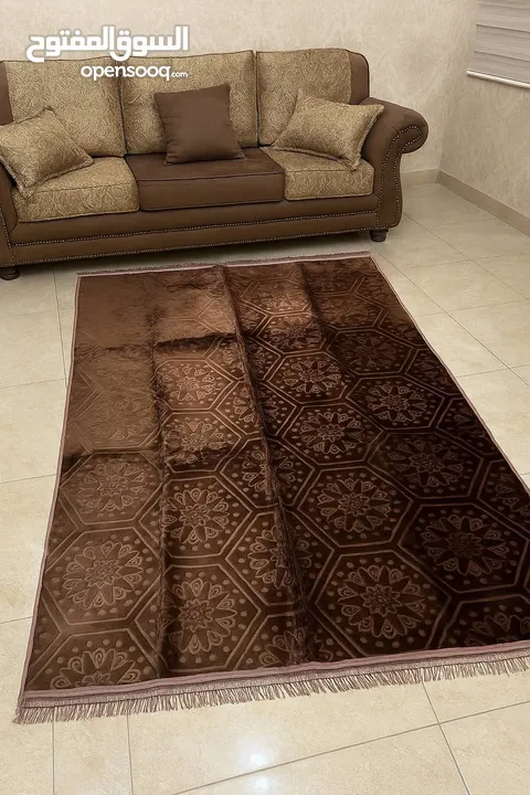 سجاد 3D مودرن مانع للانزلاق حجم كبير