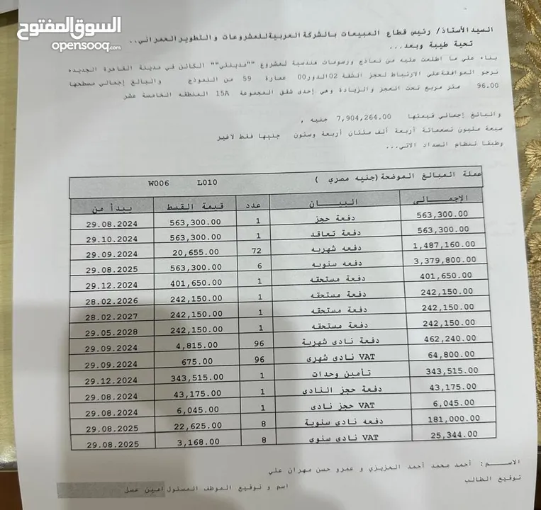 شقه مدينتي للبيع