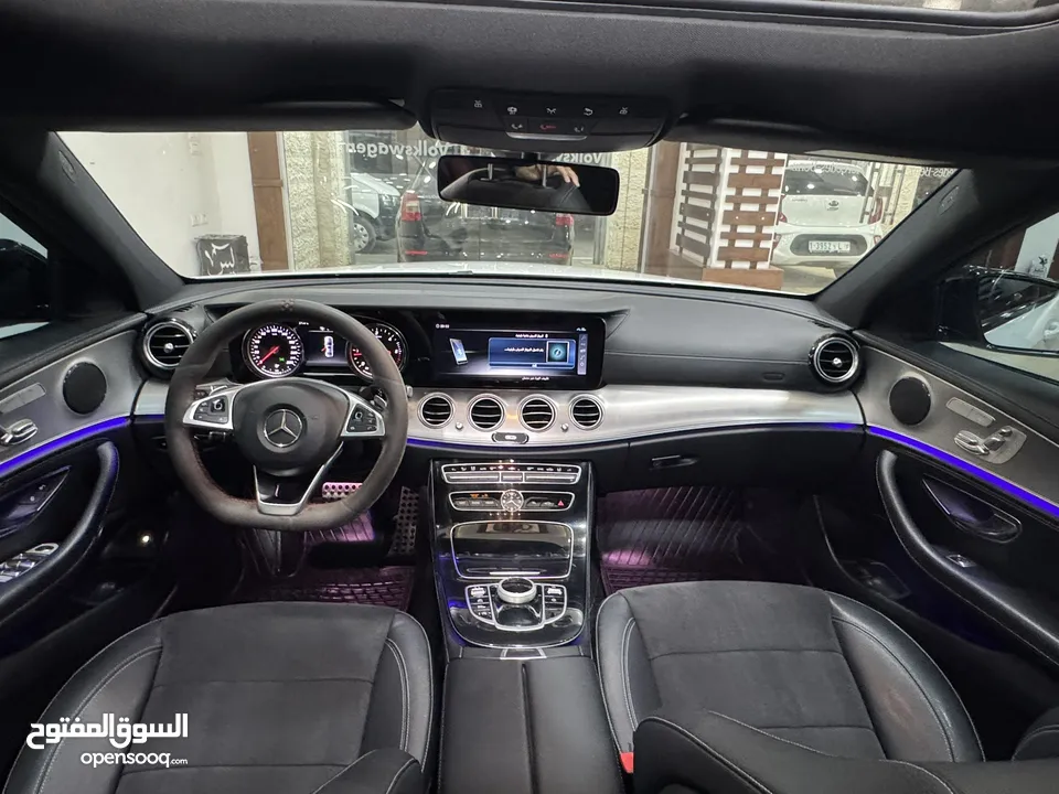 Mercedes E200d 2018 متور 2000 ديزل فحص ممتاز
